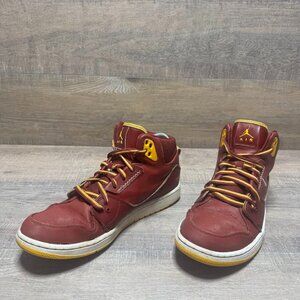 Nike Air Jordan 1 Flight 2 Retro Red Basketball High Top Shoes Men's Size 11.5